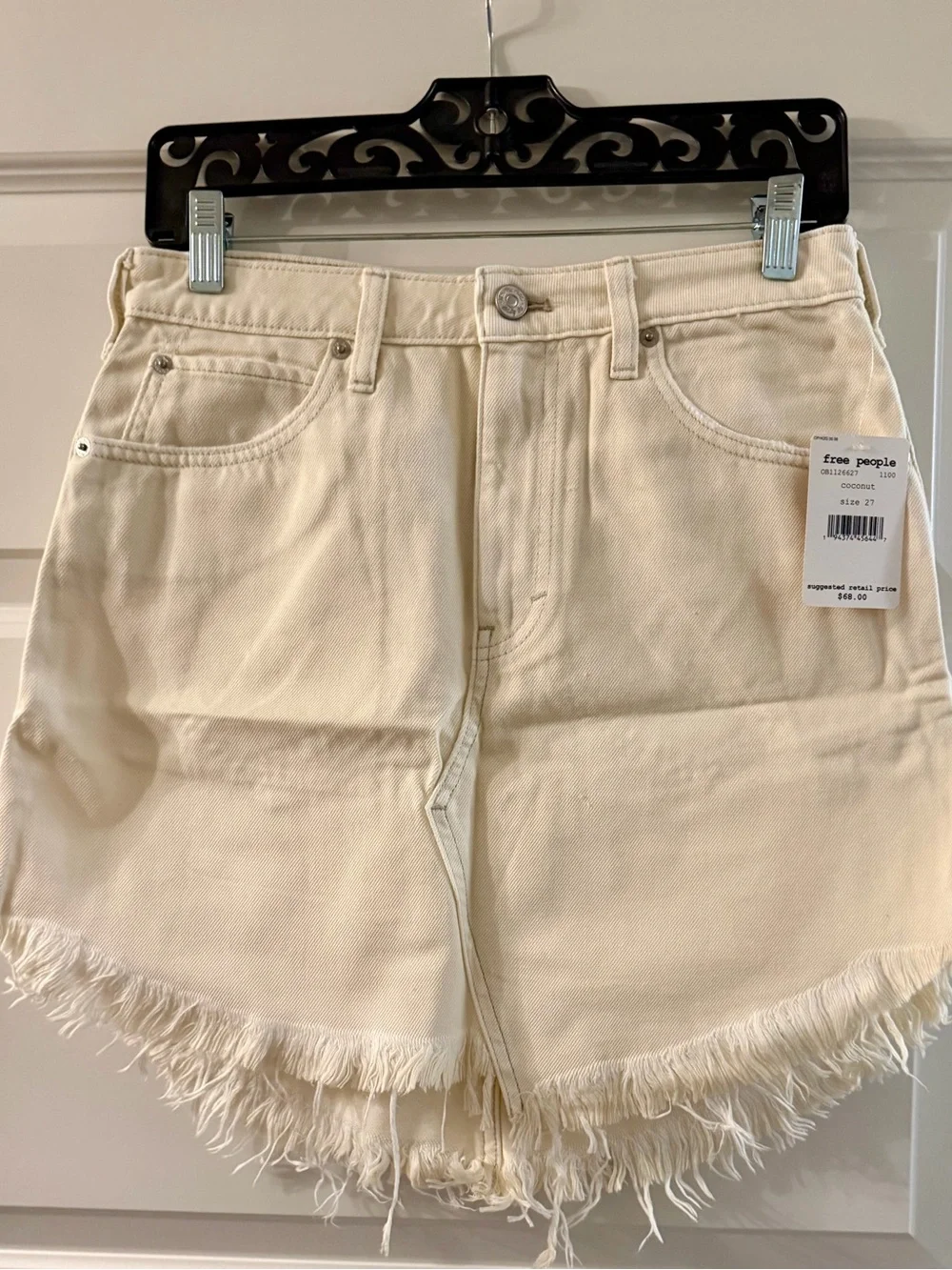 NWT-Free People We The Free Bailey Denim Mini Skirt-Size 26 & 27